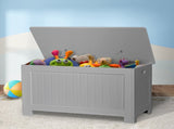 Levede Kids Toy Box Storage Chest Cabinet Grey TB1008-GY_NZ