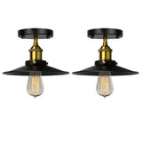 E27 Ceiling Light Industrial Black Wrought Iron Ceiling Lamp for Farm Kitchen Corridor 85240V V1294-YM0523-3119220032911