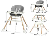 Bopeep 6-In-1 Baby High Chair KD1160-DG