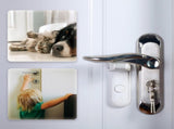 2 Pieces Door lock Door handle locks for childproof & pet-proof Door handle locks for toddlers V1188-NK-BOL-459