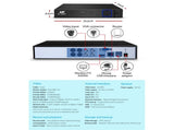 UL-TECH 1080P Security Camera System 4CH DVR with 4 CCTV Dome Cameras CCTV-4C-4D-BK