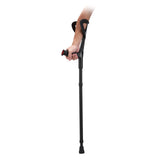 VEVOR Forearm Crutches 10-Level Height Adjustable Walking Crutches 1 Pair 350LBS V952-QBGZJBXPPYZSPRL1KV0