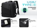 Carry on Travel Backpack for Men Women, Extra Large 40L Flight Approved Expandable Suitcase With V1369-AZ3-W-01247