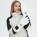 Outdoor Smart Heated Winter Gloves White V1221-OUTDOOR-SMART-HEATED-WINTER-GLOVES-WHITE