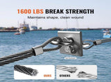 T316 Stainless Steel Cable 3.18mm 7x7 Steel Wire Rope 152.4m Cable Railing V952-FHGSSFH31618GCIQIV0