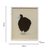 Cuddly Sheep Hand-Made Framed Canvas Wall Art 50cm V637-95201SHP