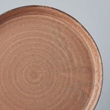 Plate High Rim 25cm Toffee Glaze V637-C0537