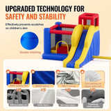 Inflatable Bounce House, Outdoor High Quality Playhouse Trampoline, Jumping Bouncer with Blower, V952-CQCBBHYC910PO49AIV3