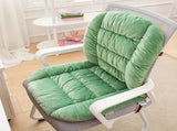 Winter Thick Fleece Seat & Back Cushion Set - 90cm Sofa Office Chair Warmer V1232-BGYD003