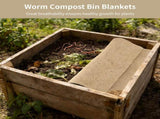 4PCS Worm Blanket, Jute Fibre Worm Compost Bin Blanket for Gardening, Cultivation, Planting, V1192-AZ-W-18326