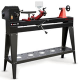 BAUMR-AG 1000 x 350mm Heavy Duty Wood Lathe Turning Machine, 550W S1 Motor, Variable Speed, with V219-LATWODBMPL6A