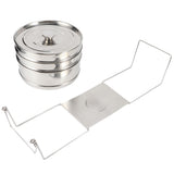 Stackable 3 Tier Stainless Steel Steamer Cooker Pot Set Cook Food Pressure Pot Accessories V1294-YM0901-3118200175611