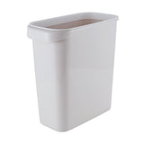 Narrow Trash Bin Rectangular Pressure Ring Space Saving Slim Trash Can Home Wastebasket for Bathroom V1294-YM0901-3117240045111