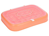 24 Eggs Containers ABS Egg Tray Storage Box Refrigerator Organizer Bins with Breathable VentsOrange V1294-YM0715-3113210304211