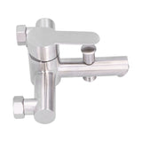 G1/2 Stainless Steel Brushed Bathtub Faucet Cold Hot Water Mixing Valve Triple Shower Faucet V1294-YM0901-3111210292011
