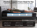 Giselle Double Cooling Memory Foam Mattress Medium Firm with Gel Comfort 30cm FOAM-C-MFM-H030-D