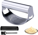 2025 New Stainless Steel Garlic Presser, Portable Manual Stainless Steel Garlic Press for Home V1258-DP02-C-2497