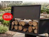 Kartrite 816kg Heavy-Duty Steel Dump Cart with Quick-Release Dumping Handle TLY-SPR-180-BK