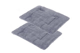 2Pcs Pet Blanket Self-Heating Bed Pad Cat Dog Self-Warming Cushion-Grey M V1263-JX-7510-2