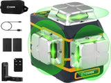 CIGMAN Laser Level CM-801 Laser Level Self Leveling 3x360&deg3D Green Cross Line for Decoration and V413-CM801