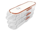3 Layer Automatic Rolling Egg Storage Box Egg Organizer Egg Storage Container with Lid for V1294-YM0901-3118240203711