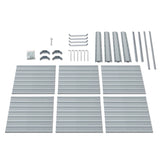 Green Fingers 2-in-1 Raised Garden Bed Kit, 320cm/160cm 77cm Extra Deep Ergonomic Planter Box GARDEN-ALUMGR-16-FC2