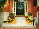 Artificial Green Wreath Wall Hanging Wreath Spring Door Decoration for Indoor Outdoor V1294-YM0718-10152851