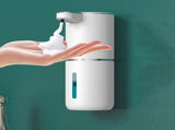 380ML Automatic Soap Dispenser Touchless Adjustable Soap Dispenser Rechargeable Black V1263-JX-7175-1