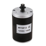 MY6812 Dc 150W 12V High Speed Motor with Belt Pulley, Scooter Small Brush Motor V1369-AZ3-W-11583
