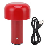 LED Desk Lamp Mushroom Design USB Charging 3 Color Temperature Touch Table Light for Restaurant V1294-YM0626-3119220193012