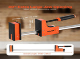 Bar Clamps for Woodworking, 2-Pack 76.2 cm Parallel Clamp Set, F-Clamp with 680 kg Load Limit, Even V952-FJ30INCH2GPXIMF6O001V0