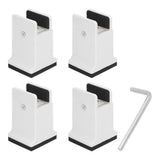 4pcs Adjustable Furniture Risers with Screw Clamp Rubber Bed Couch Risers for Heavy Duty Furniture V1294-YM0626-3117220279311