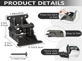 4 Pack Foldings, Self-Lock Hinge with Screws for Folding Table Legs, Lock Extension Support V1259-DP01-A-3566