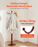 VEVOR Freestanding Coat Rack Wooden Coat Tree with Stable Large Base & 11 Hooks V952-YMJWGSSMMCP06LWN1001V0