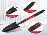 Roof and Ground Gutter Cleaning Tool Kit with 2 Adjustable Adapters and 5.57 ft Telescopic Poles V1366-AZ2-W-14599