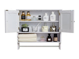 Bathroom Wall Cabinet, 2 Doors and Adjustable Shelf, Over the Toilet Storage Medicine Cabinet Wall V952-DMJG2JYJGBSPJ9VYN001V0