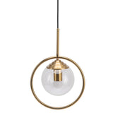 Ceiling Pendant Lamp E27/E26 Calibre Glass Iron Minimalist Style Hanging Pendant Light for Kitchens V1294-YM0512-3119220167111