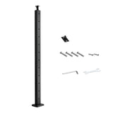 Cable Railing Post, 106.7x5x5cm Level Deck Stair Posts, 1-Pack Stainless Steel Cable Handrail Post, V952-1JZLGZXHS106AWJO6001V0