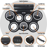 3rd Avenue Roll Up Drum Kit V398-NM-DKR01BK