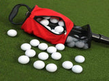 Portable Golf Ball Retriever Shag Bag - Holds Up to 70 Balls Red V1308-DSZKI-254-2