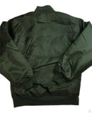 Plus Size Quilted Jacket Zip Up Classic Padded Flight Flying Winter Big & Tall - Green V563-BR-BJACK-BTLGRN-6XL