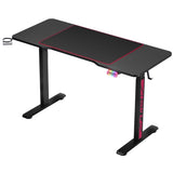 Artiss Gaming Desks Standing Desk Motorised 140CM Black HASD-B-GMD06-BK