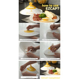 100X Paper Lid for Frypan Disposable Cooking Pan Cap Oli Splash Protection V274-HA-DSP-DSCAP-YE100