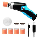 Cordless Car Polisher, Mini Portable Polishing Tool Kit for Car Care with 12V 2000MAh Charger, V1189-LC-QP-00493