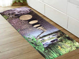 Household Bathroom Non-Slip Doormat Natural Pattern Floor Mat Carpet Rug Mat Home V1294-YM0901-3117200024314