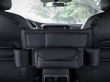 Car Storage Pocket Between Seats with Cup Holder Car Tissue Holder Multipurpose Car Pocket Hand Bag V1192-AZ-W-18597