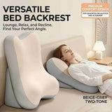 Slow Rebound Memory Foam Ergonomic Support Pillow Four-Zone Support Fits Body Curves, 90&deg Triangle V1232-DGNKZ-003