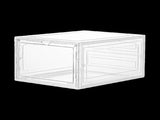 Sneaker Display Case Shoe Storage Organizer Box Stackable Plastic Clear Magnetic V63-839171