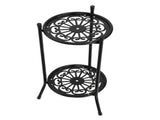 2Tier Metal Plant Stand Flower Pot Holder Display Shelf Rack Home Decoration Garden V1294-YM0901-3111210013911