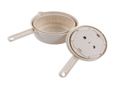 Small Salad Spinner BPA Free Multipurpose Vegetable Washer with Handle and Drain Basket for Home V1294-YM0523-3118220074611